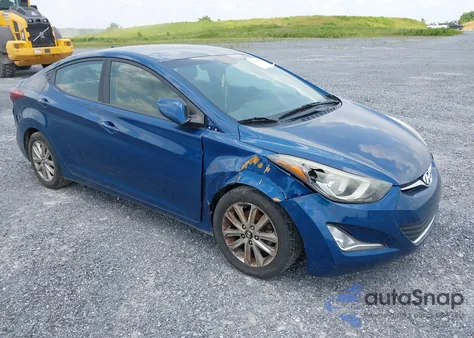 2014 Hyundai Elantra Se z USA, uszkodzony, nr VIN KMHDH4AE9EU048684